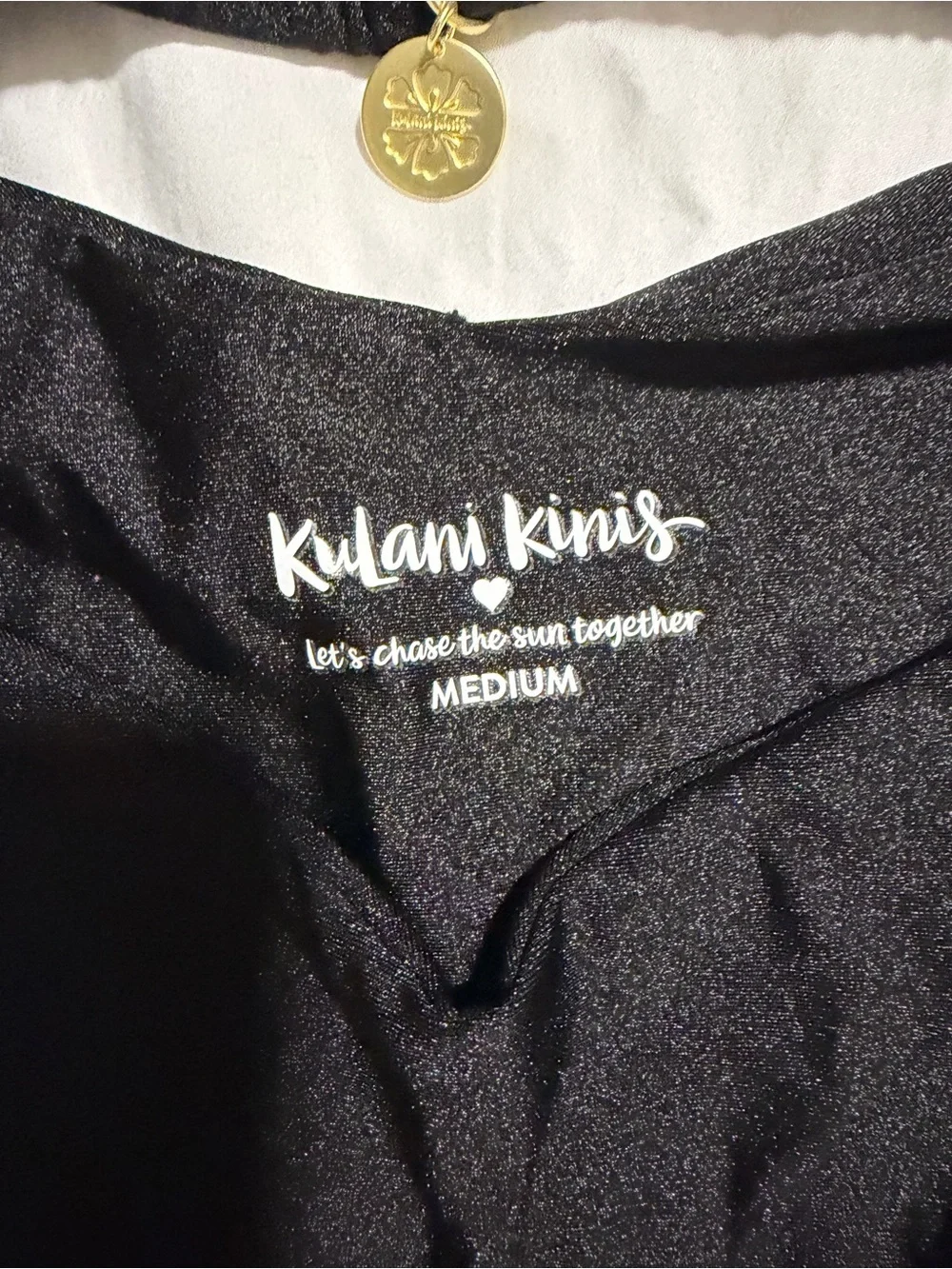 Kulani Kinis Black V-Front Triangle Bikini - Picture 6 of 7